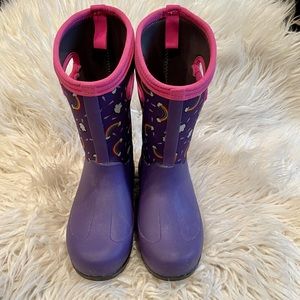 Bogs Neo Classic Boots Rainbow 4 US Big Girls
